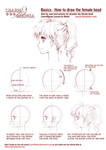 Learn Manga: How to draw the female head side