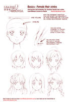 Learn Manga: Female Hair Styles