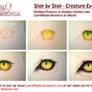 Creature Eye Step by Step