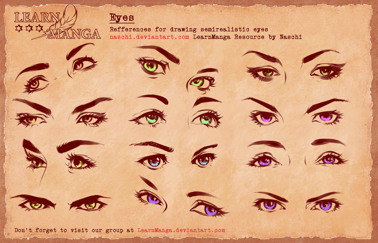 Eye References by Karichanus on DeviantArt