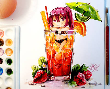 Gou Sunset Splash + VIDEO by Naschi