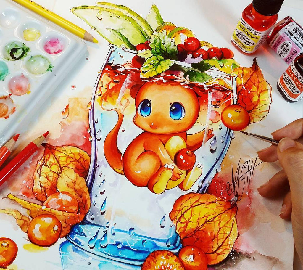 Hot Fire Charmander by Naschi