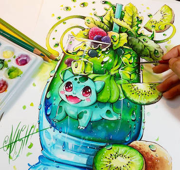 Green Spirit Bulbasaur