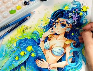 Oceano Azul por Naschi