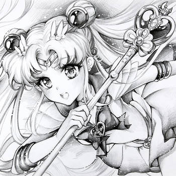 Super Sailor Moon por Naschi