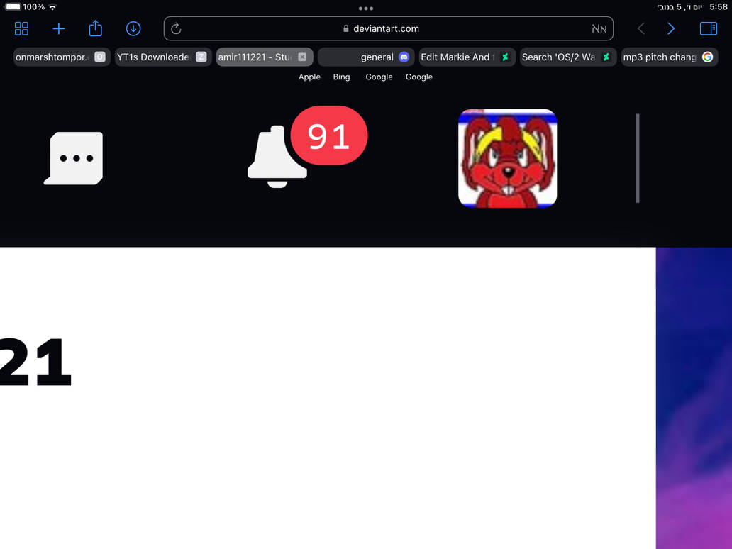 Made of 91 Notifications by amirisrcdf1163 on DeviantArt