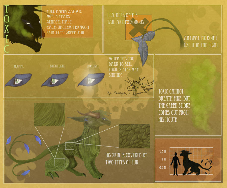 Toxic Reference Toxic - Reference Sheet by magmi on DeviantArt