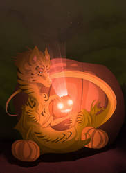 Pumpkin dragon