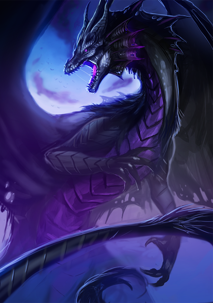 Purple Dragon by magmi on DeviantArt