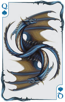Dragon Queen Playing Card