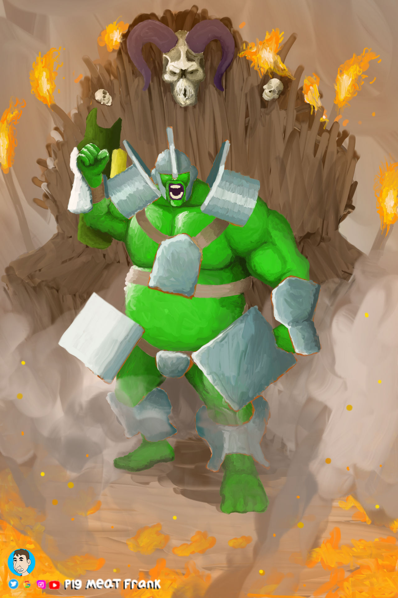The Devil is Green (Super Mutant) by PigMeatFrank on DeviantArt