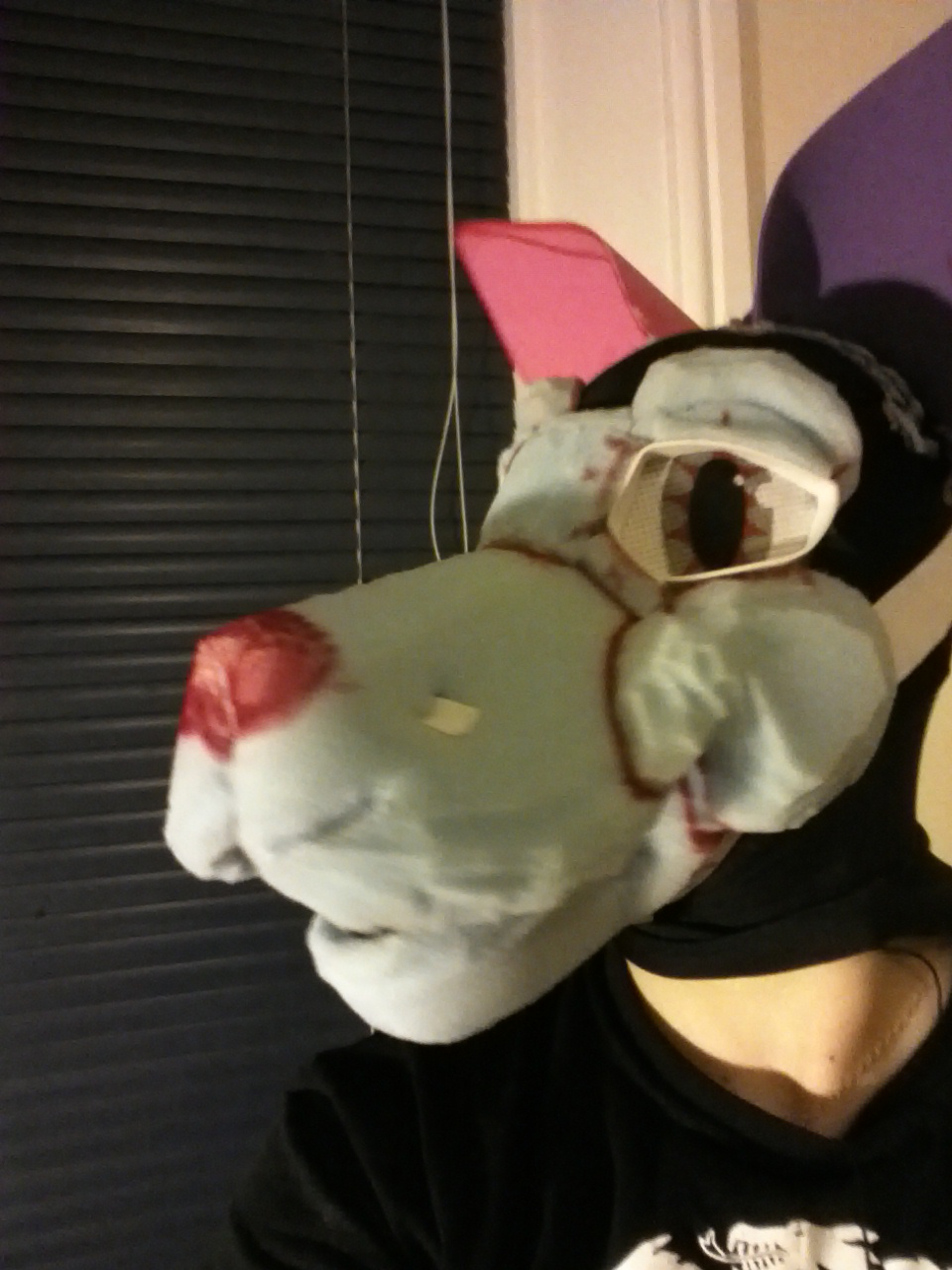 WIP First Fursuit head left