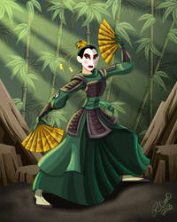 Mulan of the Kyoshi Warriors