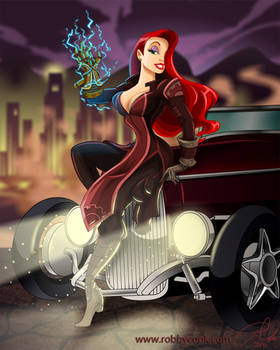 Jessica Rabbit as Asami Sato