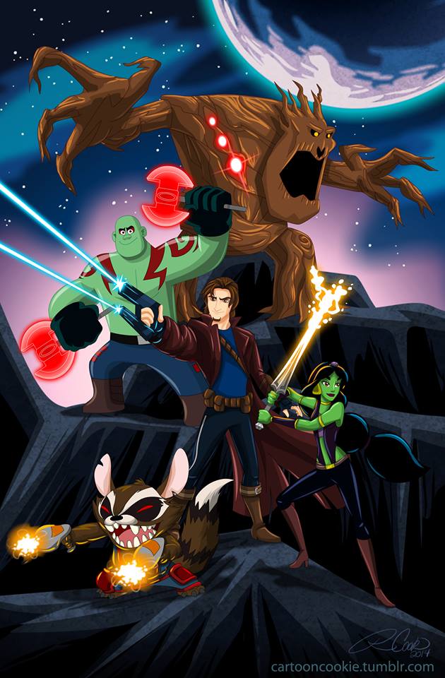 Disneyfied Guardians of the Galaxy