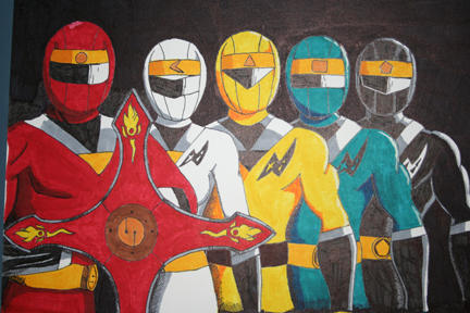 Alien Rangers by racookie3 on DeviantArt