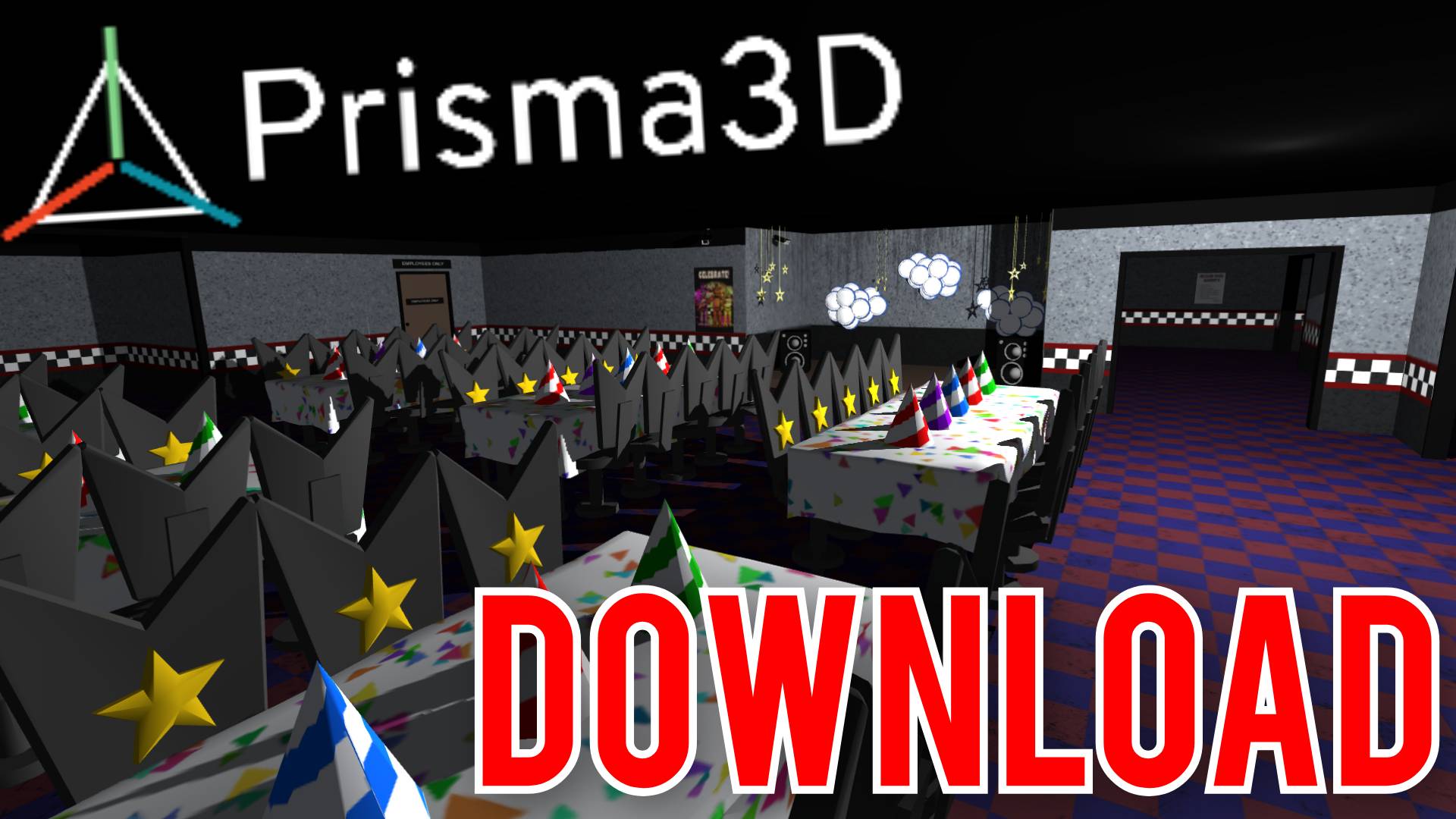 prisma 3d fnaf 1 map Download by fredonik18 on DeviantArt