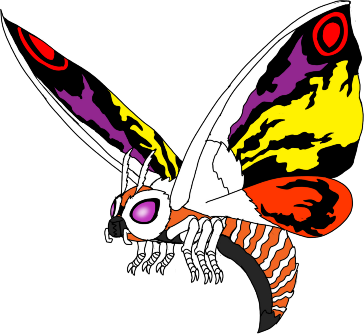GT:GMK Saga: Mothra (2001) png 1 by DinoTomek on DeviantArt