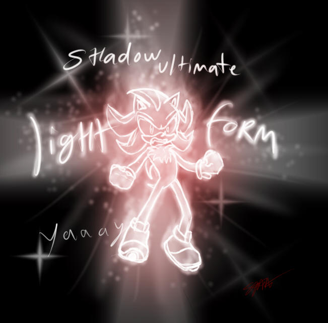 shadow ultimate light form by saralachatte on DeviantArt