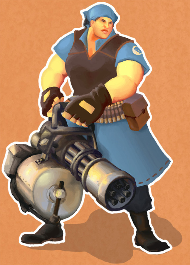 TF2: Heavy Weapons Girl