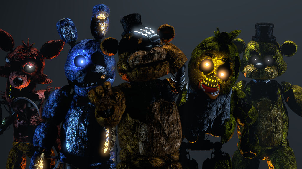 (FNAF/SFM) What Remains... Remnant Animatronics by Roux36Arts on