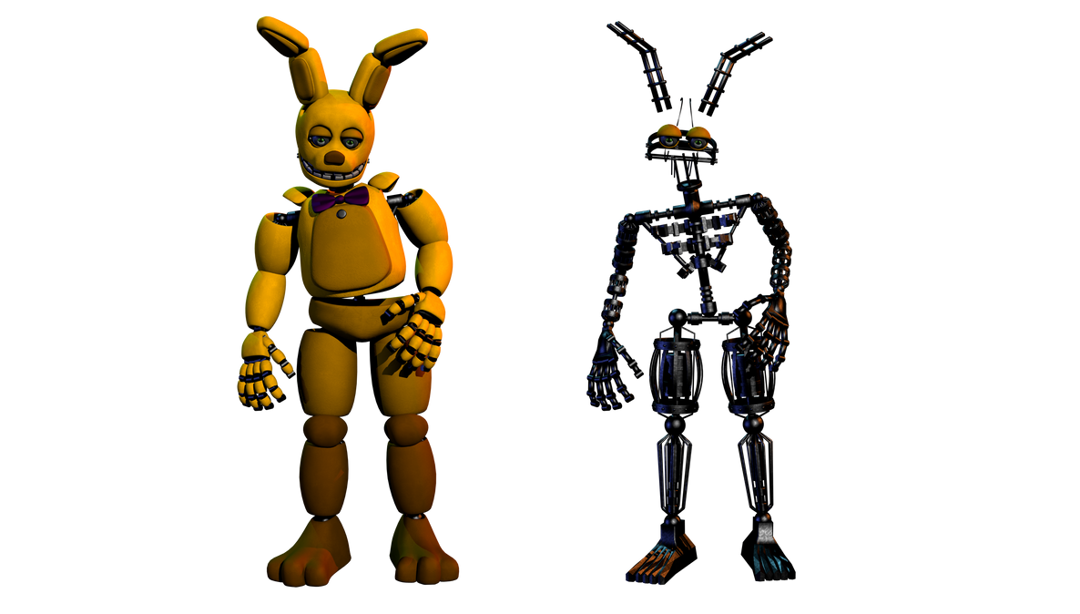 (FNAF:VR/Blender) HW Spring-Bonnie WIP6 by Roux36Arts on DeviantArt