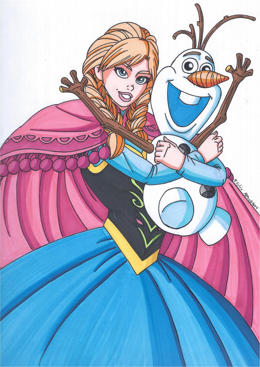 Serie van Chaise longue Pekkadillo Frozen- Anna and Olaf by RobertMacQuarrie1 on DeviantArt
