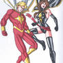 Captain Marvel and Ms Mary Marvel