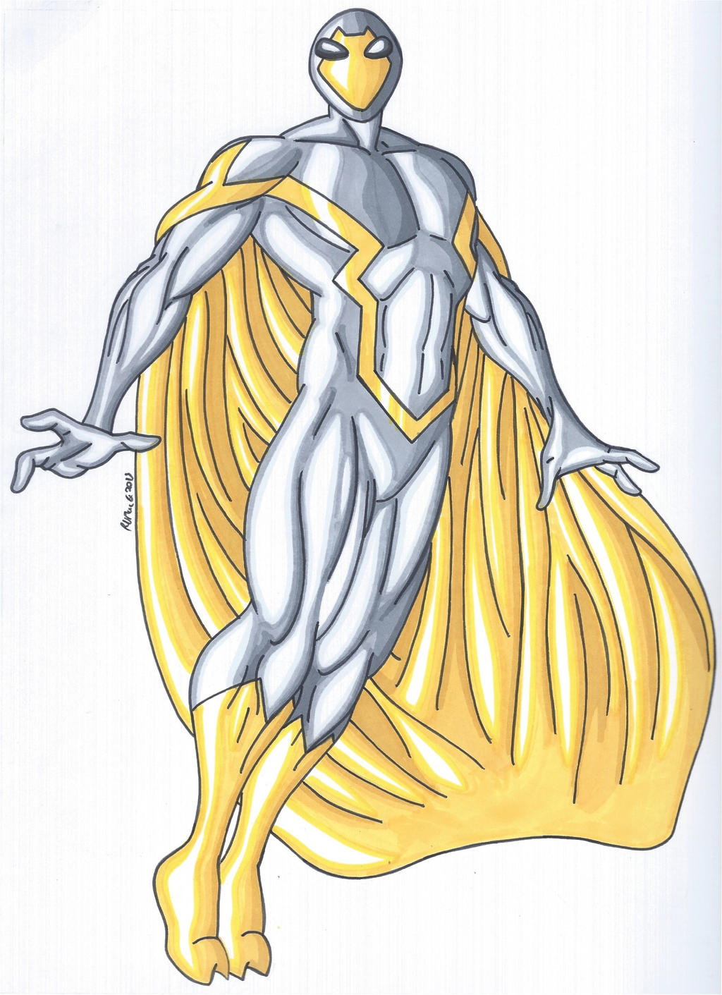 OCD- The Visitor, the Alien Superhero by RobertMacQuarrie1