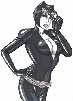 Catwoman-Greyscale