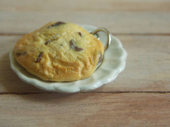 Polymer Clay Chocolate Chip Cookie
