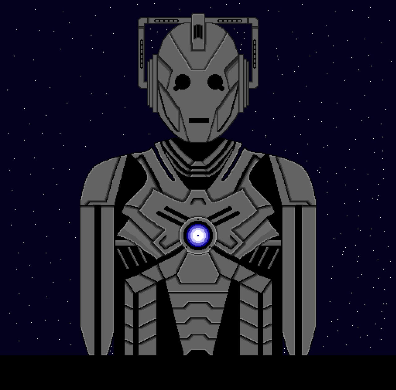 Cyberman Getting Shot Cyberman by AkzoCodie on DeviantArt