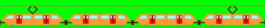 abstracted full train