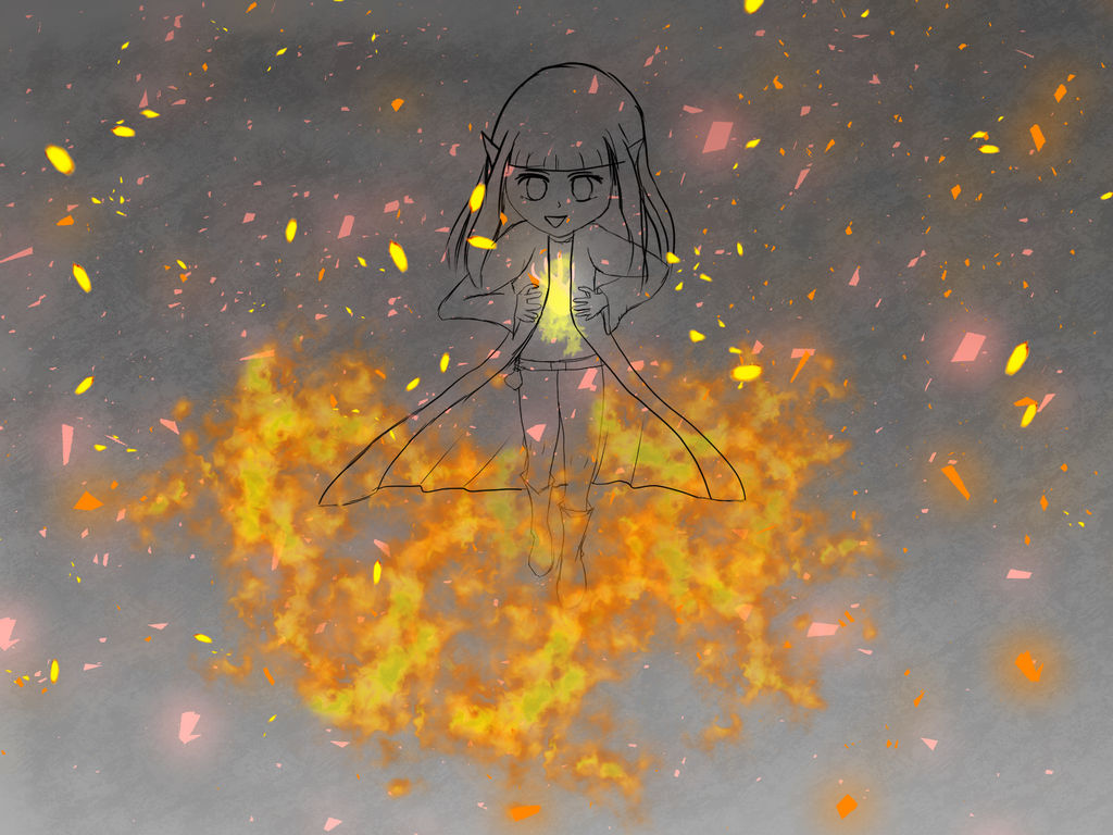 Chibi Fire Object Chibi Flame by Nokutaan on DeviantArt