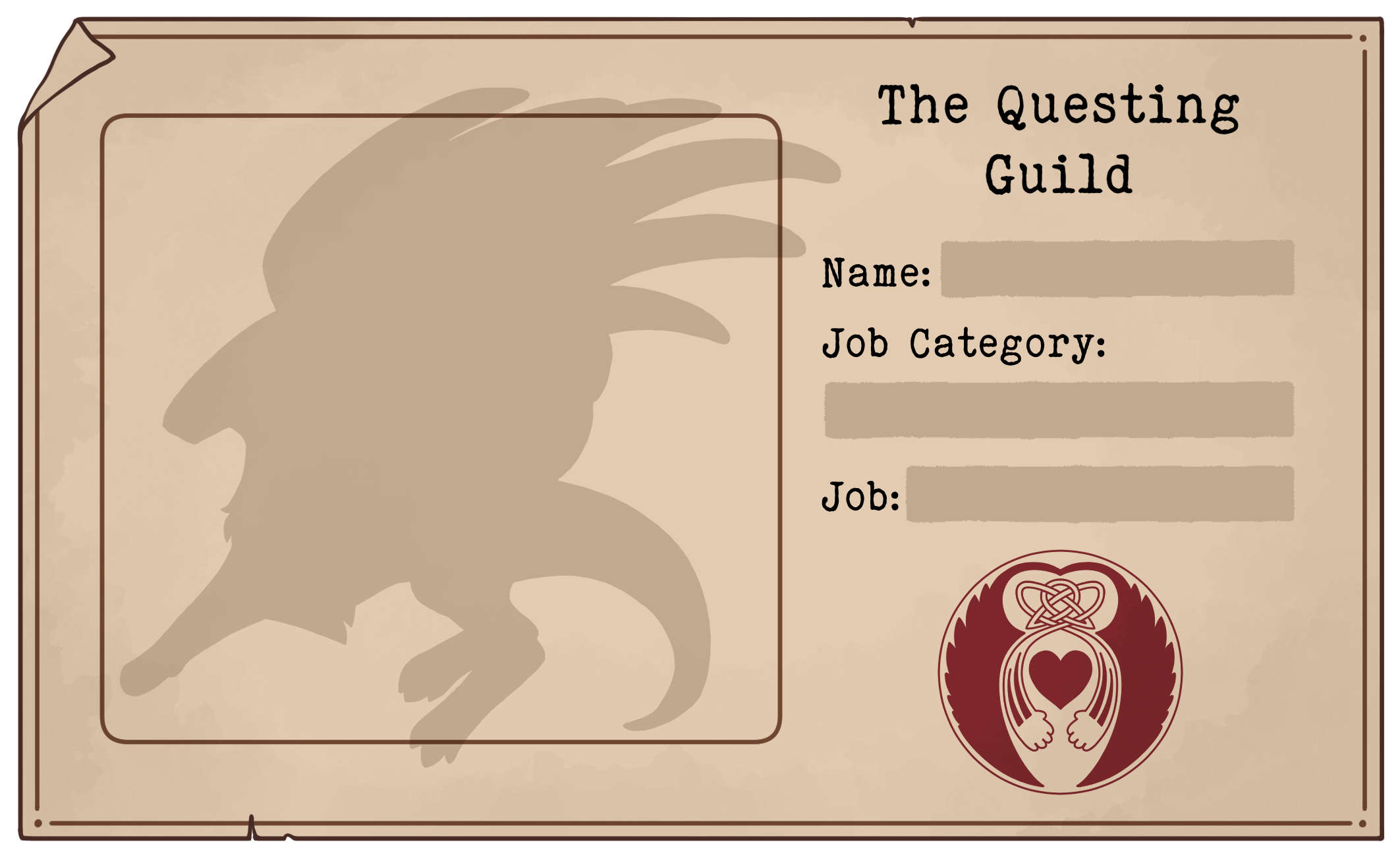 Guild Card Template By TaurnarResources On DeviantArt