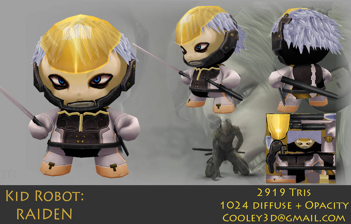 Kid Robot - Raiden by Sicarius-Art on DeviantArt