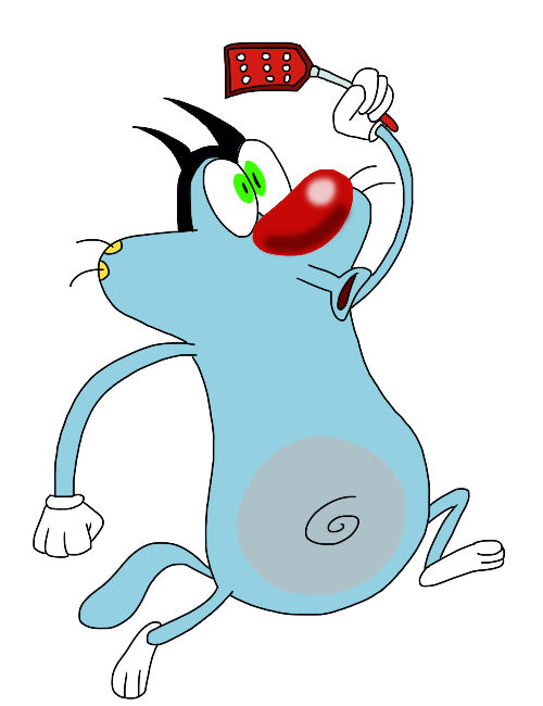 Oghs Grumpy Oggy by RM007returns on DeviantArt