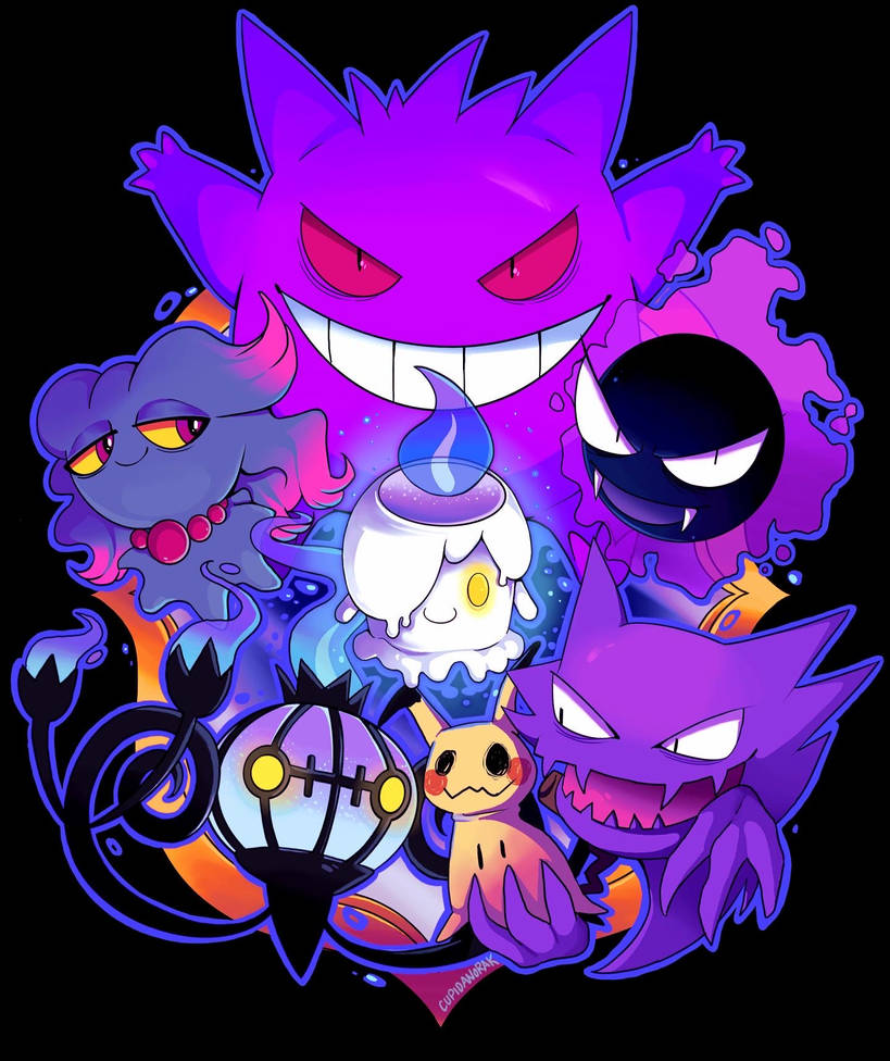 Ghost Pokemon Commission by CupidAnorak on DeviantArt