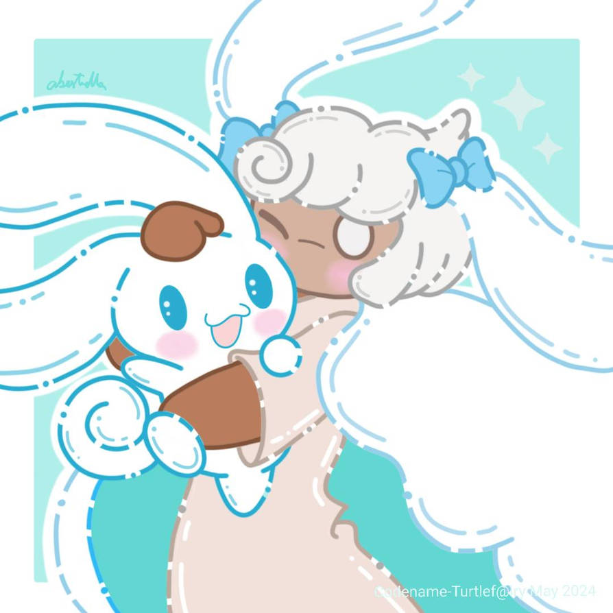 Cinnamoroll Python Turtle SkyCotl: Cinnamoroll Collaboration by Codename-Turtlefairy on DeviantArt