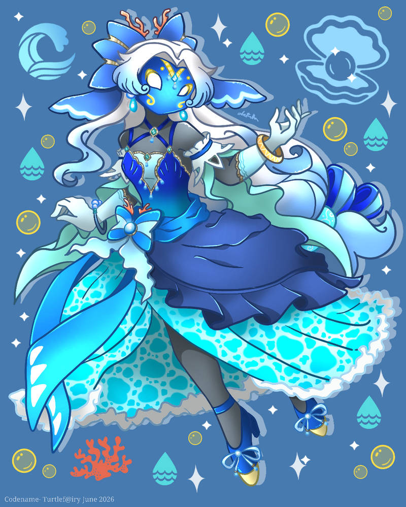 Code Name Turtle SkyCotl: Ocean Cascade by Codename-Turtlefairy on DeviantArt