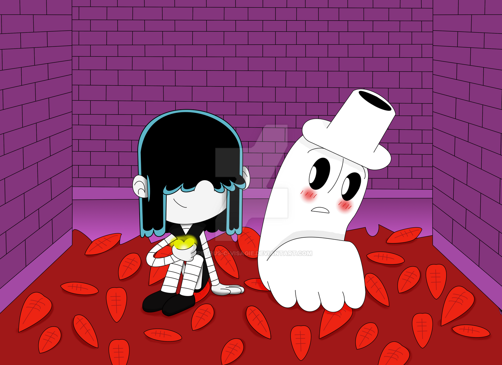 LOUDERTALE - Lucy and Napstablook