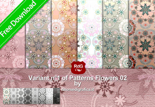 6 Patterns Flowers 02 Variant n1