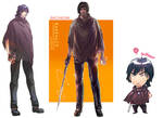 Balthazar Anime color VS CG color VS Chibi by nanshu29