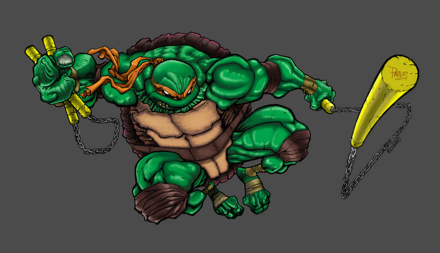 Mike Bowden's Michelangelo Colored by Apoklepz