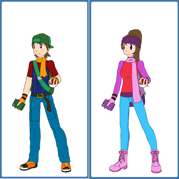 Pokemon Diamond Boy Protagonist in Gen. 3 Style. by RichardPT on DeviantArt