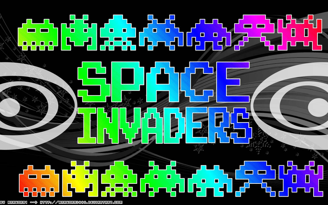 Colored Space Invaders by aragorn3000 on DeviantArt