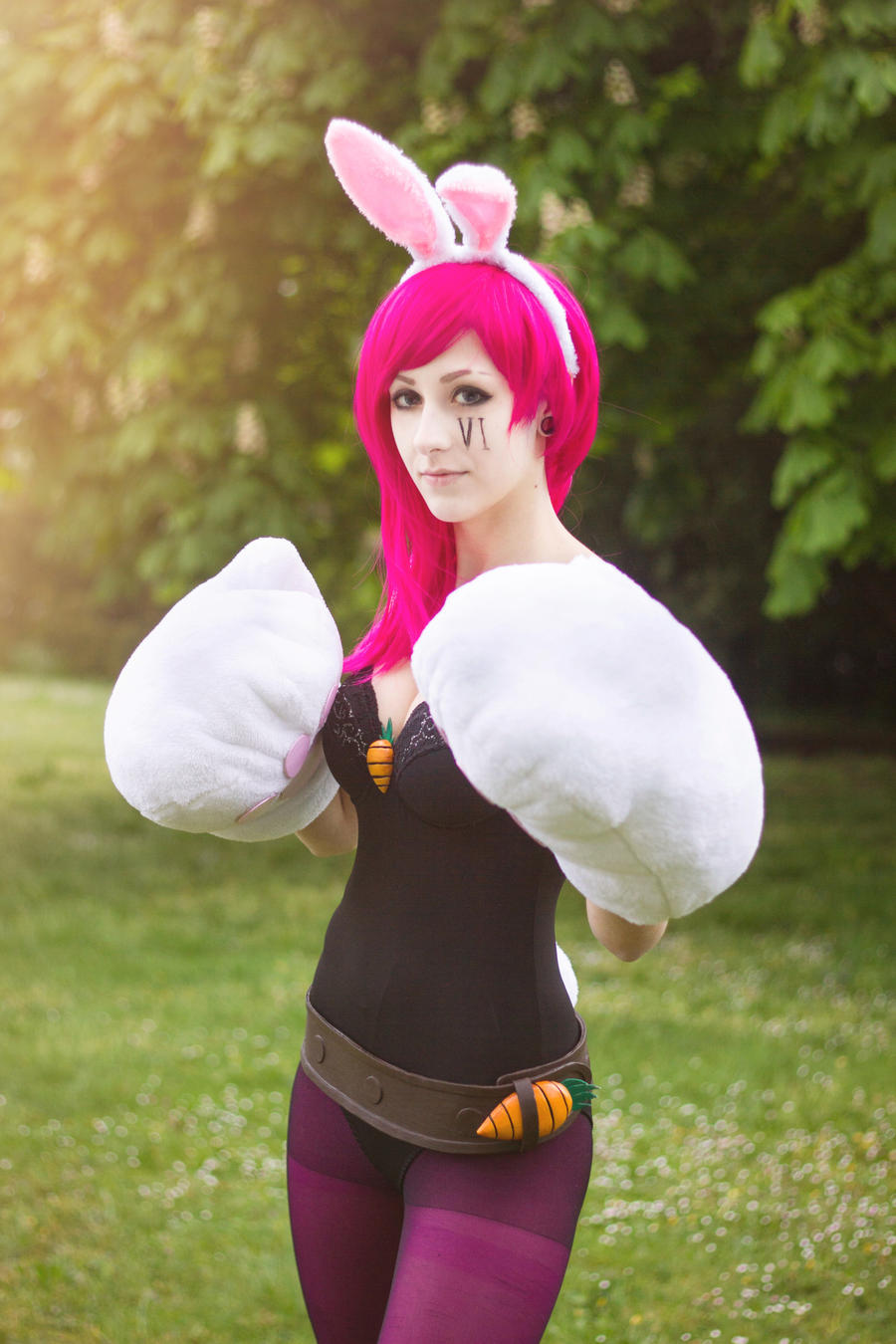 Battele Bunny Vi cosplay - League of Legends