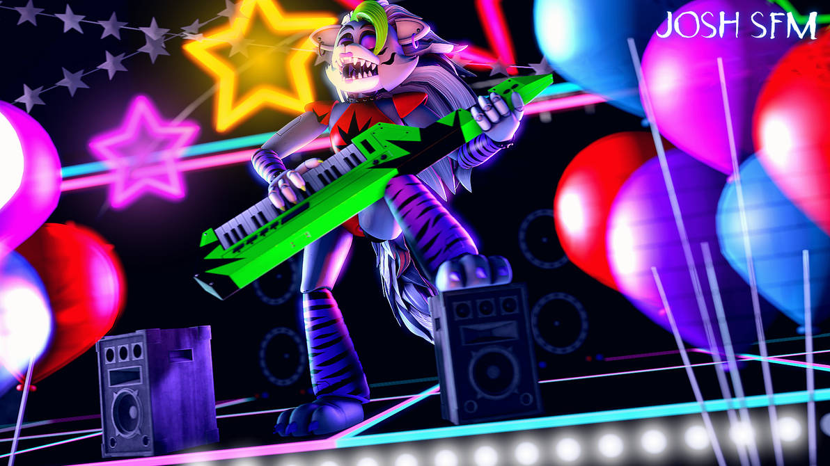 FNAF SB: Roxy On Stage! by JoshSFM on DeviantArt