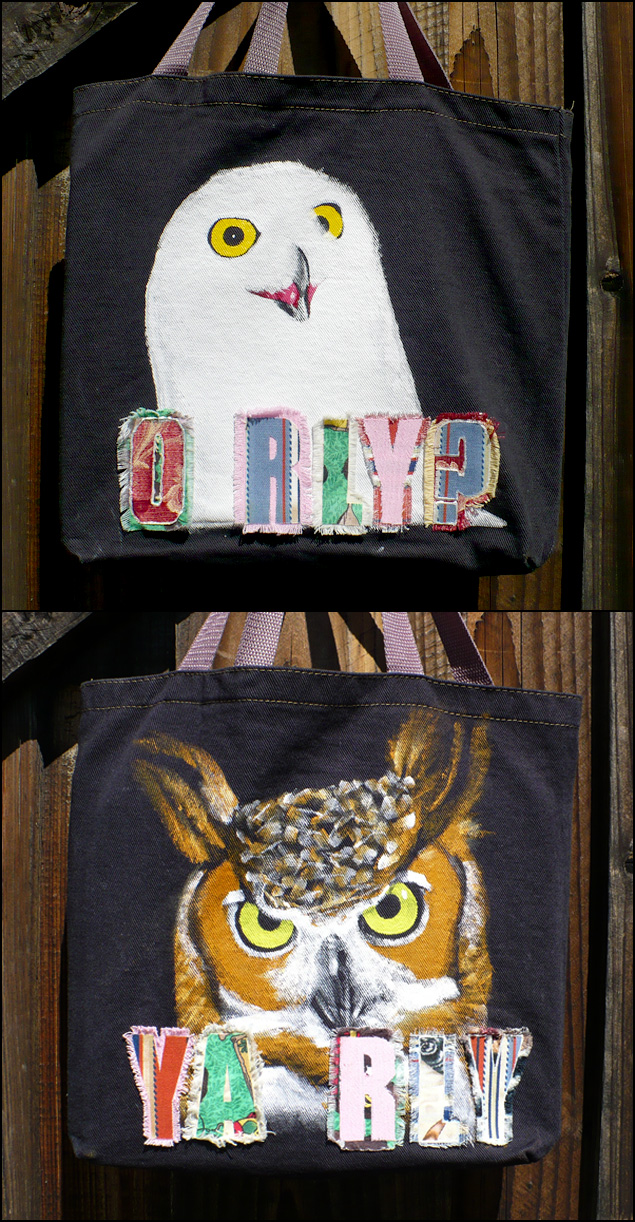 owl totebag