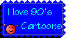 90's cartoons Stamp by ShardaronTheDragon